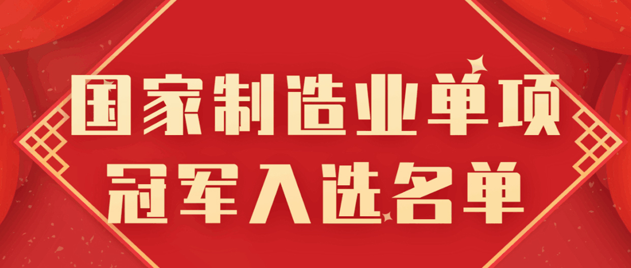 华体会hth医疗被遴选为国家制造业单项冠军